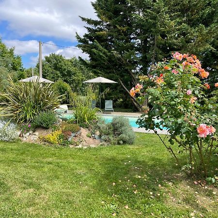 Chambres D Hotes Avec Piscine Et Spa La Foliere Saumur Villebernier エクステリア 写真