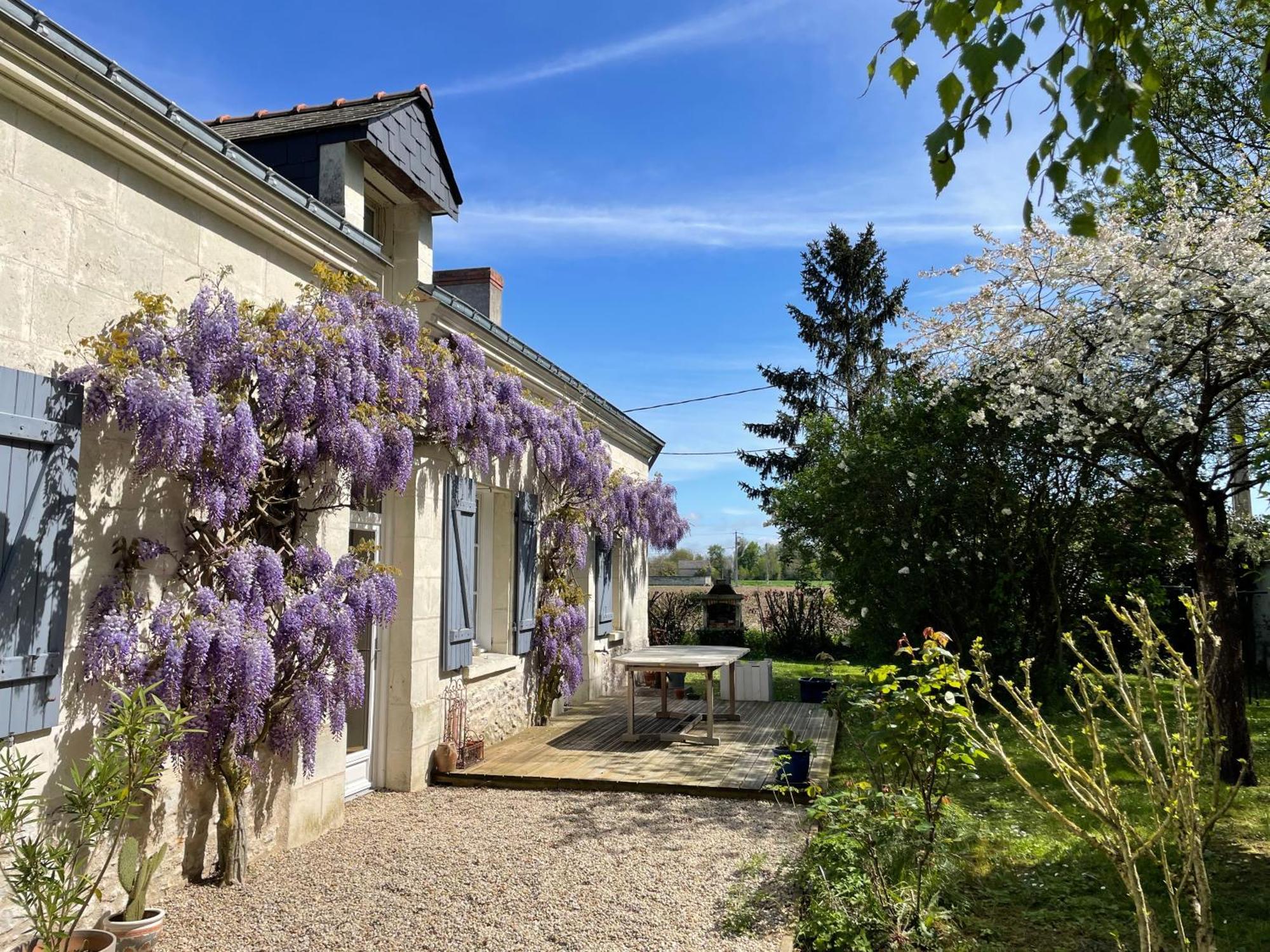 Chambres D Hotes Avec Piscine Et Spa La Foliere Saumur Villebernier エクステリア 写真